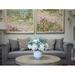 Creative Displays, Inc. Velveteen Green Hydrangea Mixed Floral Arrangement in Vase Polysilk | 21 H x 20 W x 20 D in | Wayfair CDFL6227