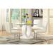 Wade Logan® Mcswain 4 - Person Dining Set Wood in White/Brown | Wayfair DD1DC3CAAE954B0FB3CBD13796A1563F