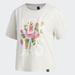 Adidas Tops | Adidas Flower Women Gym Workout Tshirt | Color: Cream | Size: S