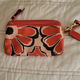 Coach Bags | Coach Red Wristlet Euc | Color: Cream/Red | Size: Os