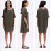 Madewell Dresses | Madewell Easy Shift Dress Olive Sz Xsmall | Color: Green | Size: Xs