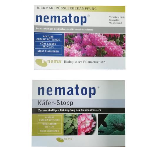 NemaTop (10 Mio) plus Nematop-Käferstopp (2,5 Mio) Kombi-Packung HB Nematoden gegen den