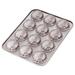 CHEFMADE 12 Cavity Madeleine Mold Cake Pan Carbon Steel in Black/Gray | 1.3 H x 10 W x 12.8 D in | Wayfair WK9316