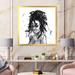 East Urban Home Monochrome Portrait of African American Woman II - Painting on Canvas in White | 36 H x 36 W x 1.5 D in | Wayfair