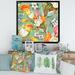 East Urban Home Blooming White & Orange Tulips III - Picture Frame Photograph on Canvas in Green | 16 H x 16 W x 1 D in | Wayfair