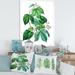 East Urban Home Leaves Plants III - Picture Frame Print on Canvas in Green | 20 H x 12 W x 1 D in | Wayfair 842EB7AD2A1146A8A66E3905241D39E3