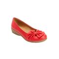 Wide Width Women's The Pamela Slip On Flat by Comfortview in Red (Size 9 W)