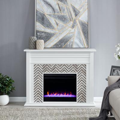 Hebbington Tiled Marble Fireplace by SEI Furniture...