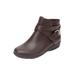 Women's The Bronte Bootie by Comfortview in Dark Brown (Size 9 1/2 M)