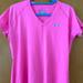 Under Armour Tops | Bright Pink Semi-Fitted Under Armour Heat Gear | Color: Pink | Size: M