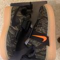 Nike Shoes | Nike Air Force 1 Low Utility Carhartt Wip Camo | Color: Green/Orange | Size: 6