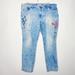 Jessica Simpson Jeans | Jessica Simpson Forever Rolled Ankle Skinny Jeans | Color: Blue | Size: 24w