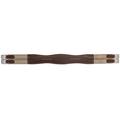 M. Toulouse Shaped Leather Girth - 52" - Chocolate - Smartpak