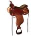 High Horse Willow Springs Cordura Saddle - 16" - Wide - Tobac - Smartpak