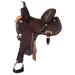 Circle Y Josey Cash Go Around Barrel Saddle - 16 - Wide - Chocolate Roughout - Smartpak