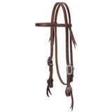 Weaver Working Tack Straight Browband Headstall with Floral Hardware - Smartpak
