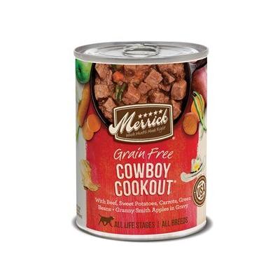 Merrick Grain Free Cowboy Cookout Classic Recipe Canned Dog Food - Case of 12 - Smartpak