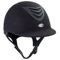 IRH IR4G Amara Suede Helmet - XL - Black/Black Matte Vent - Smartpak