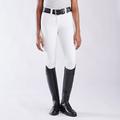 RJ Classics Harper Silicone Knee Patch Breech - 30L - White - Smartpak