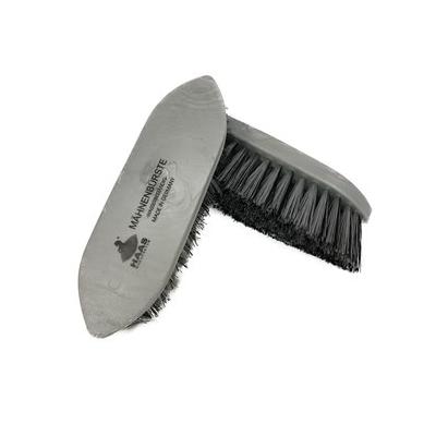 Haas Medium Stiffness Flick Brush - Large - Silver - Smartpak
