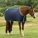 Big D All American Blanket - 68 - Closed Front - Navy w/ Silver Trim - Smartpak