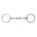 JP Korsteel Stainless Steel Copper Oval Link Loose Ring Snaffle Bit - 4.75" - Smartpak