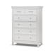 Finley Elite 6 Drawer Dresser in White - Sorelle Furniture 6410-W