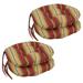 16-inch Round Tufted Indoor/Outdoor Chair Cushions (Set of 4) - 16"