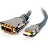 Used C2G SonicWave 40288 6.6 Feet Digital Video Cable - 1 x 19-pin HDMI Type A Male 1 x 24-pin digital DVI Male - Black