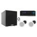 Technical Pro RX55URIBT Home Receiver+(4) 5.25 White Ceiling Speakers+Subwoofer