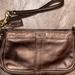 Coach Bags | Coach Wrist Clutch Bag | Color: Brown/Gold | Size: Os