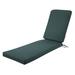 Arlmont & Co. Jaylon Outdoor Chaise Lounge Cushion Polyester in Green/Gray/Black | 3 H x 21 W in | Wayfair 41DA19641E52488090E2CE3368F40710