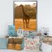 East Urban Home African Giraffe in the Wild II - Photograph on Canvas Metal in Brown | 40 H x 30 W x 1.5 D in | Wayfair