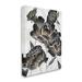 Stupell Industries Blooming Black Roses - Graphic Art Canvas/Metal in Gray | 40 H x 30 W x 1.5 D in | Wayfair ae-706_cn_30x40
