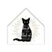 The Holiday Aisle® Black Cat - Wrapped Canvas Graphic Art Canvas in Black/White | 12 H x 12 W x 1.5 D in | Wayfair B97CE0927FC141E7AB1BECBB69BBADD7