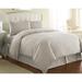 Wrought Studio™ Amirreza Microfiber Reversible Traditional Duvet Cover Set Microfiber in White | King/Cal. King Duvet Cover + 2 King Shams | Wayfair