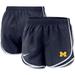 Women's Nike Navy Michigan Wolverines Team Tempo Performance Shorts