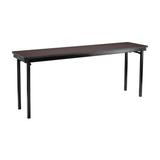 National Public Seating MSFT Series 36-In. Rectangular Portable Banquet Table Wood in Brown | 29" H x 48" W x 18" D | Wayfair MSFT-1848PWEBMY