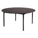 National Public Seating Circular Folding Banquet Table, Plywood Core/Edge Banding Wood in Brown | 29 H x 60 W x 60 D in | Wayfair MSFT-60RDPWEBMY