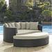 Stopover Outdoor Patio Daybed by Modway Metal/Sunbrella® Fabric Included in Gray | 28.5 H x 76 W x 71 D in | Wayfair EEI-1982-CHC-BEI