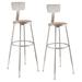 National Public Seating Heavy Duty Lab Stool Manufactured Wood/Metal in Gray | 30 H x 14 W x 14 D in | Wayfair 6230B/2