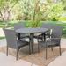 Seal Outdoor 5-piece Round Dining Set by Christopher Knight Home