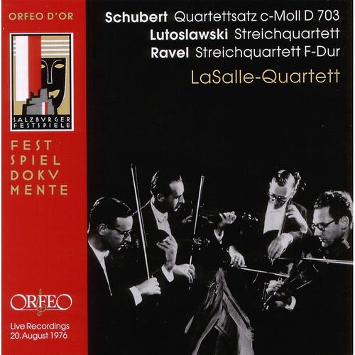 Quartettsatz D 703/Streichquartett B-Dur Op.130/+ - Lasalle Quartet. (CD)