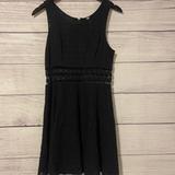 Free People Dresses | Free People Black Lace Cut Out Dress | Color: Black | Size: 8