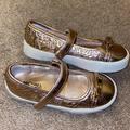 Michael Kors Shoes | Girls Mk Shoes | Color: Cream/Gold | Size: 10g