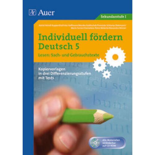 Individuell Fördern Deutsch: Individuell Fördern 5 Lesen: Sachtexte, M. 1 Cd-Rom - u.a., Kartoniert (TB)