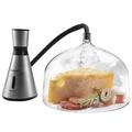 Smoking Gun with XL 7-1/4" Dome- Hot Cold Portable Smoker Infuser Kit for Indoor Outdoor Use- Smoke Meat Cheese Cocktails Faster than Smoker Box, Large Dome Has Greater Capacity, Holiday Electric Gift