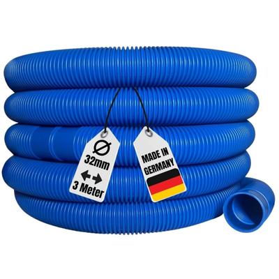 3 Meter 32mm 1 1/4' Poolschlauch Muffenabstand 1,5m Image