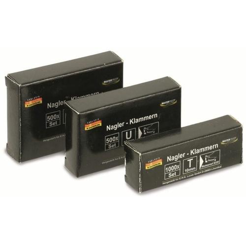 Naglerklammern-Set, 500/500/1000 Stück - Masterproof