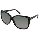 Tom Ford Sunglasses Lydia / Frame: Black Lens: Blue Gray Gradient